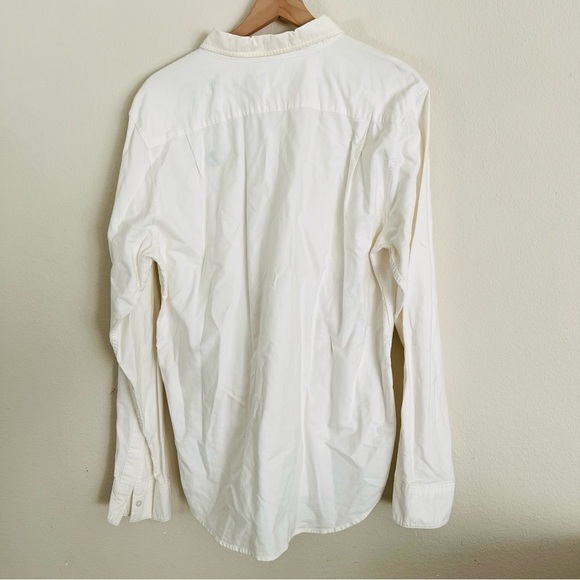 Disney Men's White Mickey Button Up Shirt Size Large - Picture 2 of 6